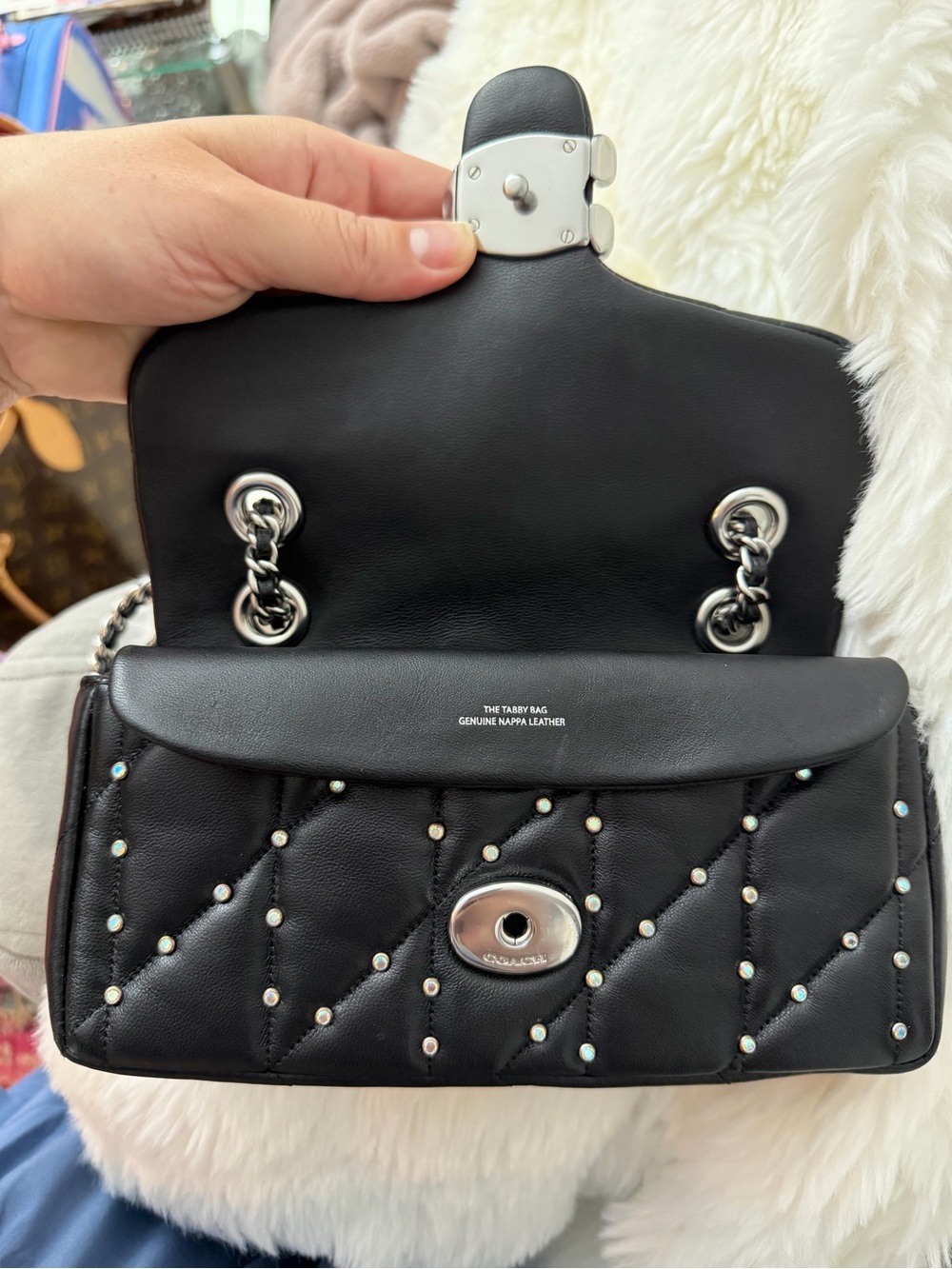 Coach Black Quilted Leather Crossbody - Picture 11 of 11